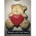 Personalised Bear holding your Heart