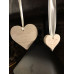 Small Hanging Personalizsed Love Heart.