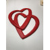 3D Interlinked Love Hearts