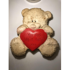 Personalised Bear holding your Heart