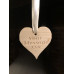 Small Hanging Personalizsed Love Heart.